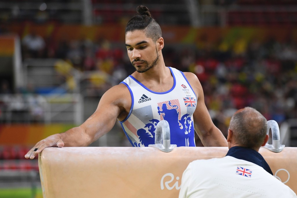Gymnast Louis Smith is among other UK Sport funded athletes set to participate in The Jump ©Getty Images