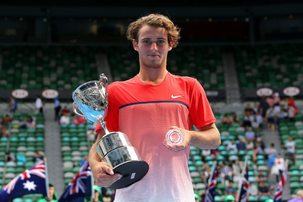 Reigning Australian Open boys' singles champion Oliver Anderson has today been charged with alleged match fixing ©Getty Images