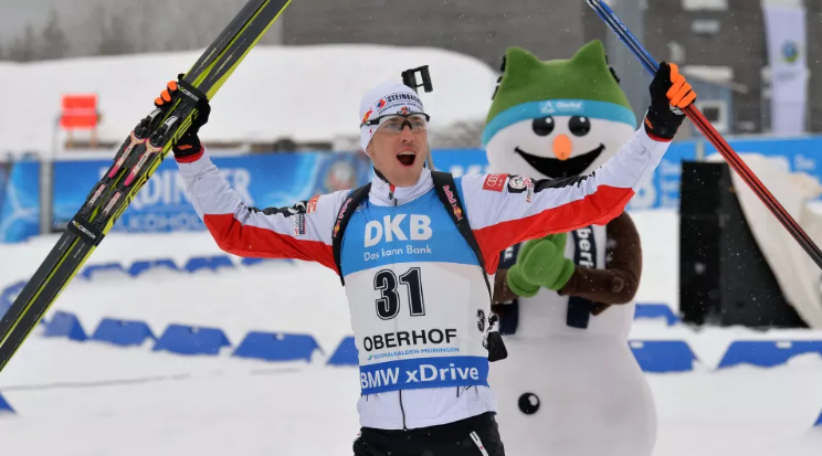 Eberhard sprints to IBU World Cup victory as snow falls in Oberhof