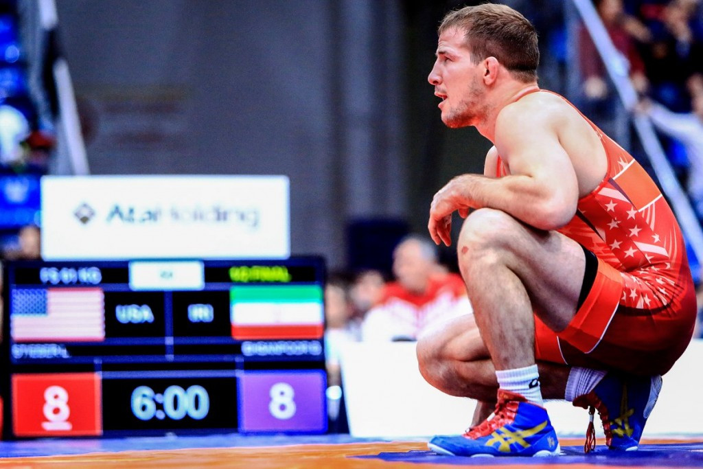 Logan Stieber has been rewarded for his gold medal at last month's World Championships ©UWW