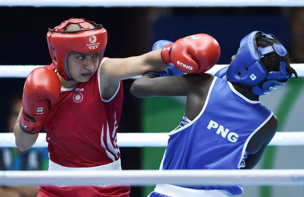 Indian boxer Pinki Rani (left) has decided to turn professional ©Getty Images