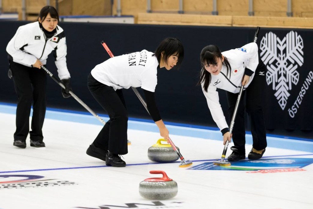 Japan are among those to remain in contention in the women's event ©WCF/Facebook