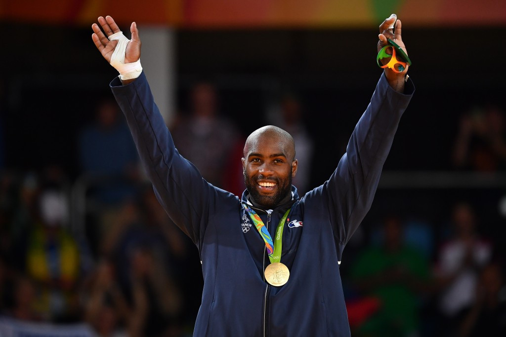 Judoka Teddy Riner was one of France's 10 Olympic gold medallists at Rio 2016, where Groupe BPCE was the team's official banking partner, a deal they now extended until Tokyo 2020 ©Getty Images