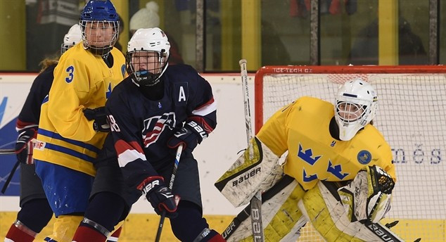 The United States defeated Sweden 4-0 today at the IIHF World Women's Under-18 Championship ©IIHF 