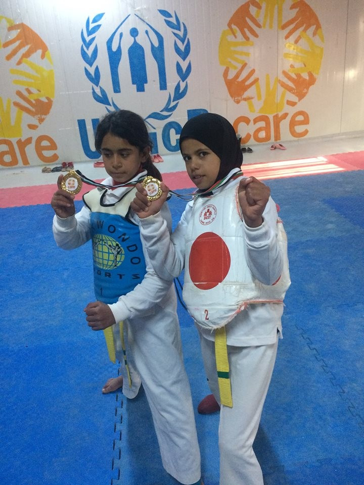 The youngsters received medals ©THF