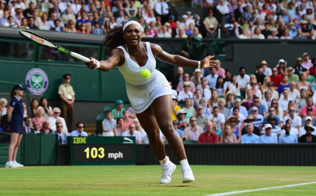Serena Williams was forced to battle past Britain's Heather Watson in the third round of Wimbledon ©Getty Images