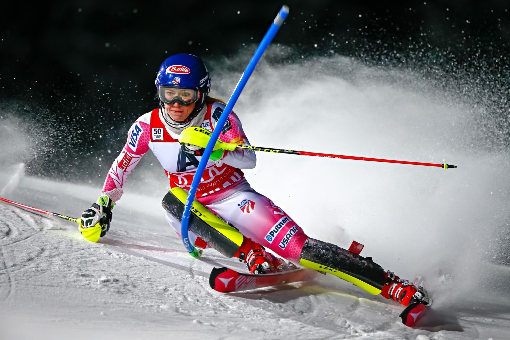 American Mikaela Shiffrin finished joint third ©Getty Images