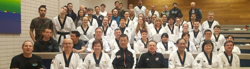 Fifty-six participants took part in Edmonton ©Taekwondo Canada