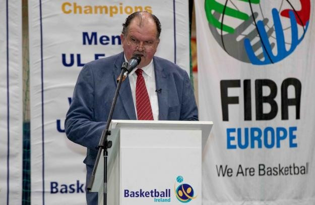 Bernard O’Byrne has confirmed his intention to run for Olympic Council of Ireland President ©Basketball Ireland