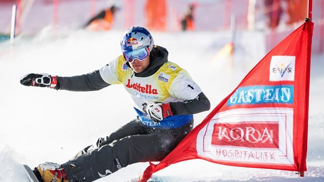 Benjamin Karl led the Austrians home in the second run of the final  ©FIS