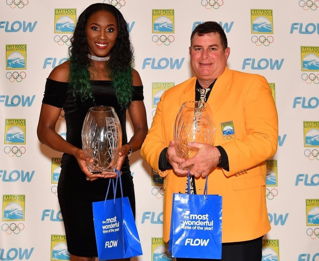 Akela Jones (left) and Michael Maskell (right) received awards on the night ©BOA