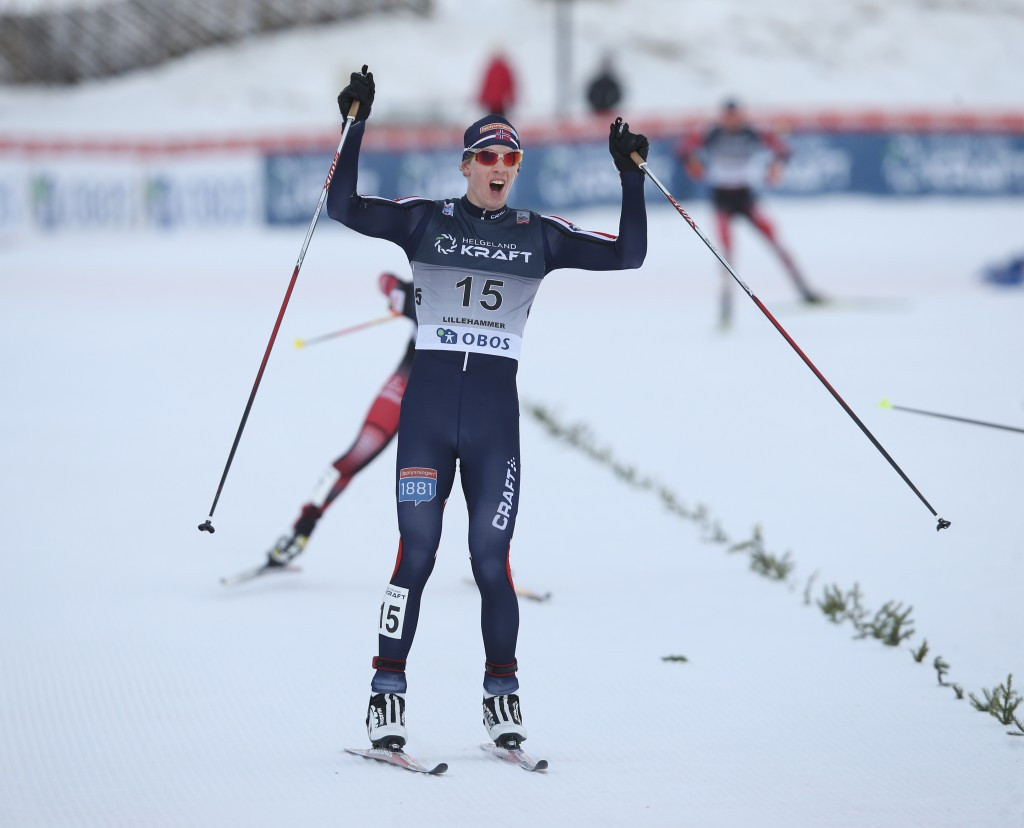 Norway's Magnus Krog won the team sprint and one of the two individual events in Val di Fiemme last year ©Getty Images