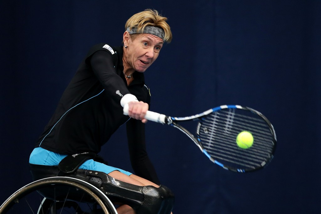 Germany's Sabine Ellerbrock upset world number four Aniek van Koot to reach the semi-finals of the women's singles competition ©Getty Images