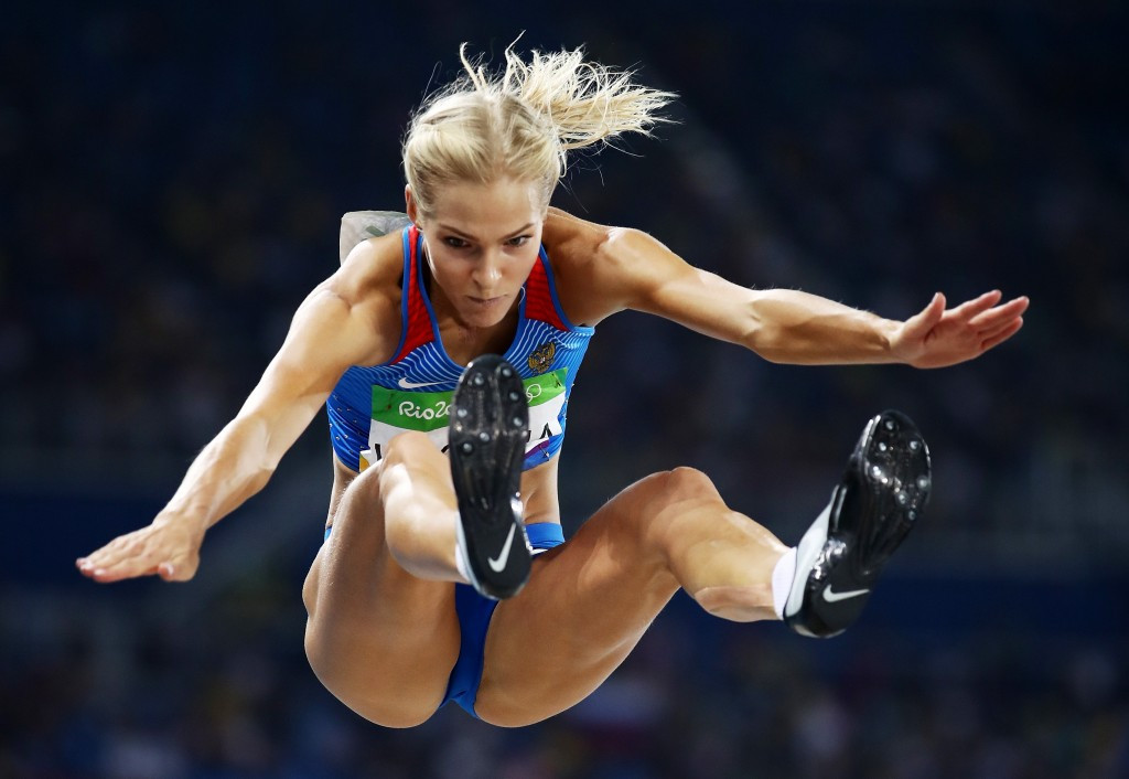 Long jumper Darya Klishina was the only Russian track and field athlete to compete at the Rio 2016 Olympic Games ©Getty Images