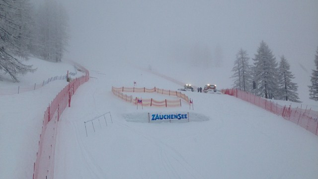 Weather has forced all FIS Alpine Skiing World Cup action to be cancelled today ©FIS