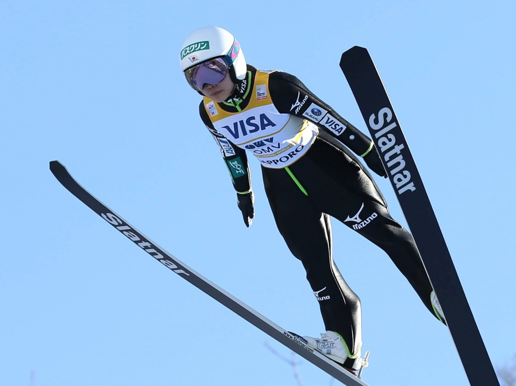 Sara Takanashi will look for her 50th World Cup victory tomorrow ©Getty Images