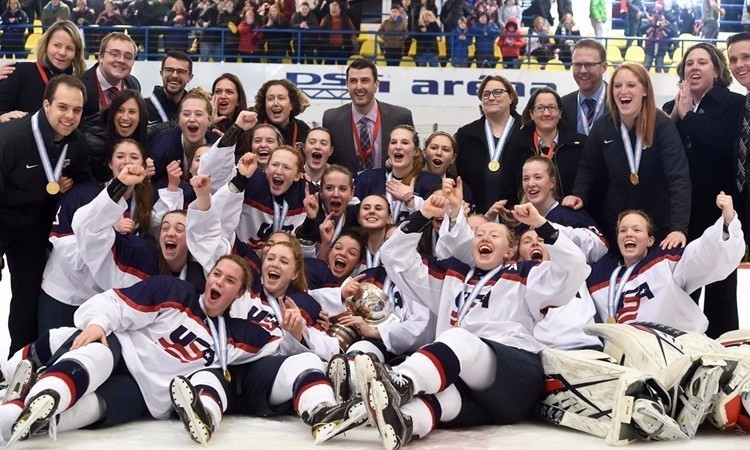 The United States have retained their IIHF Under-18 Women’s World Championship title ©IIHF