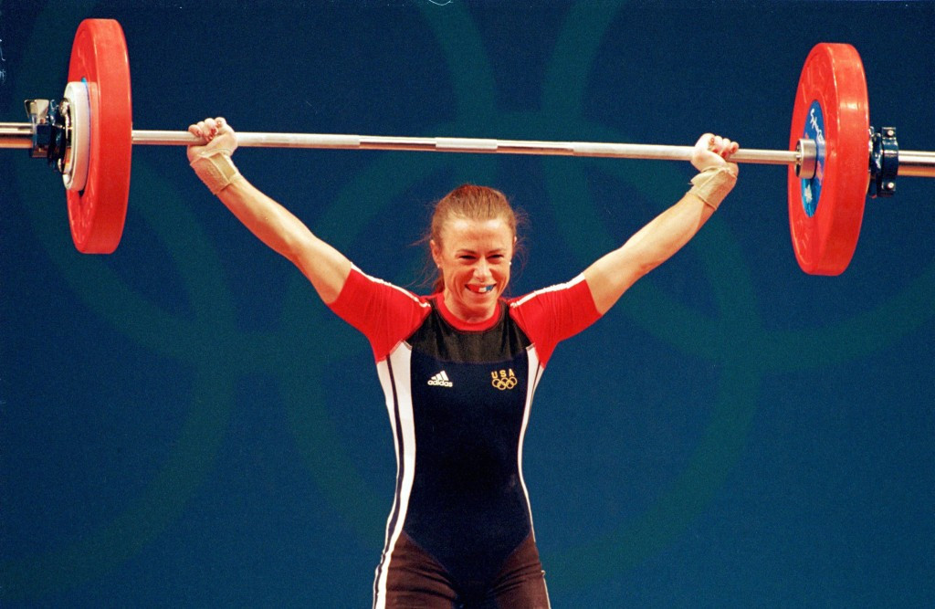 Tara Nott became the first female Olympic weightlifting champion ©Getty Images