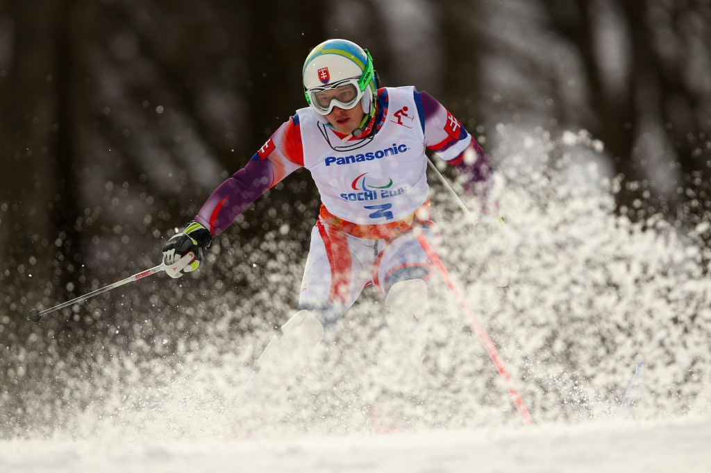 Miroslav Haraus ended a run of second place finishes in the men's visually impaired competition ©Getty Images
