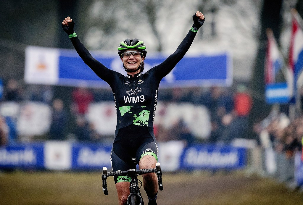 Marianne Vos triumphed in the women's race by a convincing margin ©Getty Images