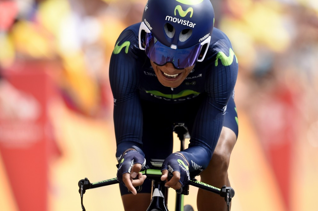 There were short time gaps between the four main general classification contenders, giving Movistar's Nairo Quintana an early boost