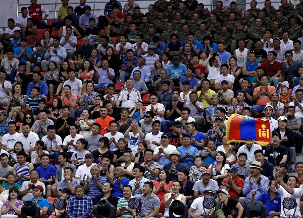 Mongolian fans have flocked to see the IJF Grand Prix in Ulaanbaatar