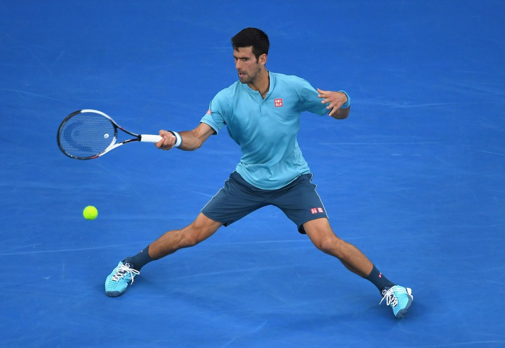 Novak Djokovic eased into the second round of the Australian Open ©Getty Images