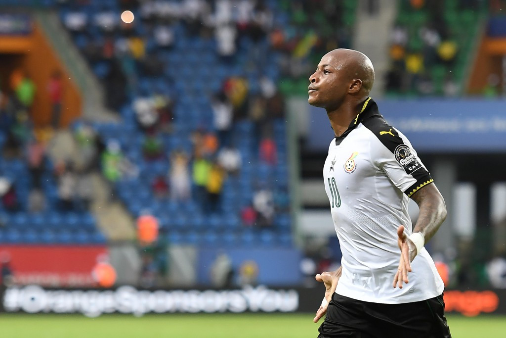 Andre Ayew scored the only goal as Ghana defeated Uganda 1-0 ©Getty Images