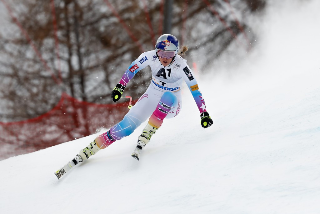 American Lindsey Vonn says she hopes to be given permission to compete against men ©Getty Images