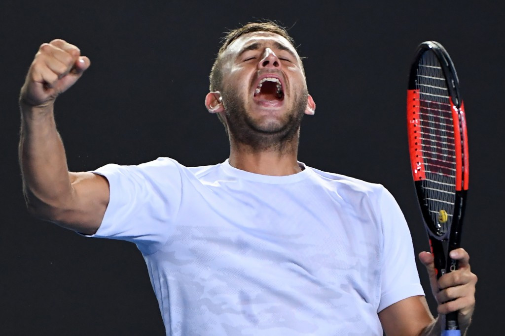 Dan Evans beat Croatia's Marin Cilic in the second round ©Getty Images