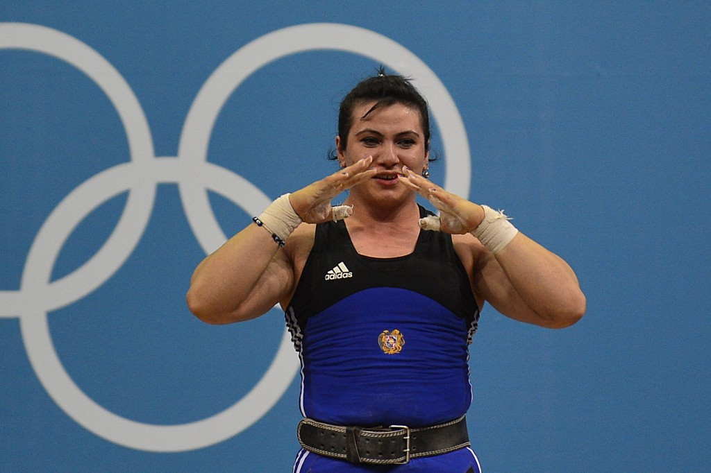 Hripsime Khurshudyan will hold two world records ©Getty Images