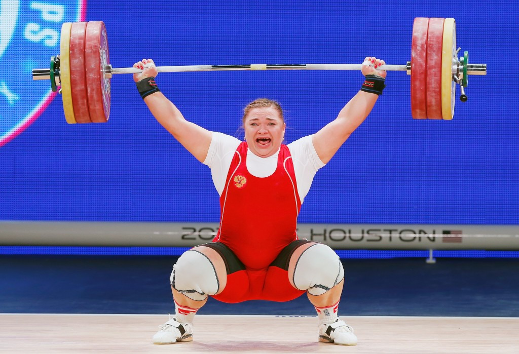 Tatiana Kashirina has received all the world records in the over 90kg division ©Getty Images