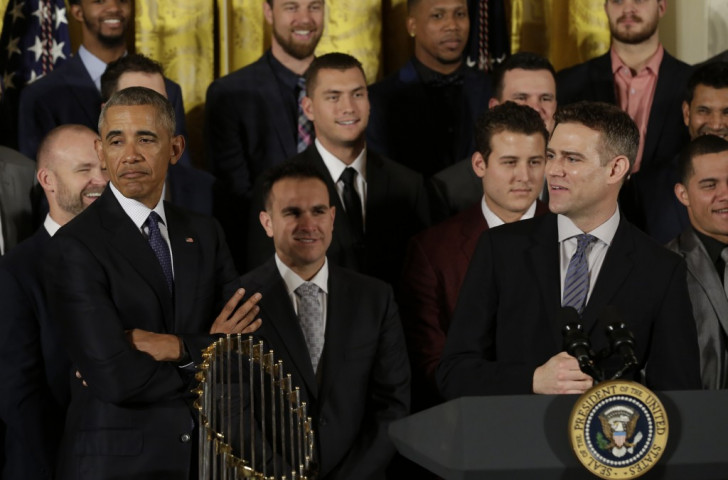 American President Barack Obama took the opportunity of a White House ceremony involving the World Series-winning Chicago Cubs baseball team to express memorably how sport can enhance lives ©Getty Images