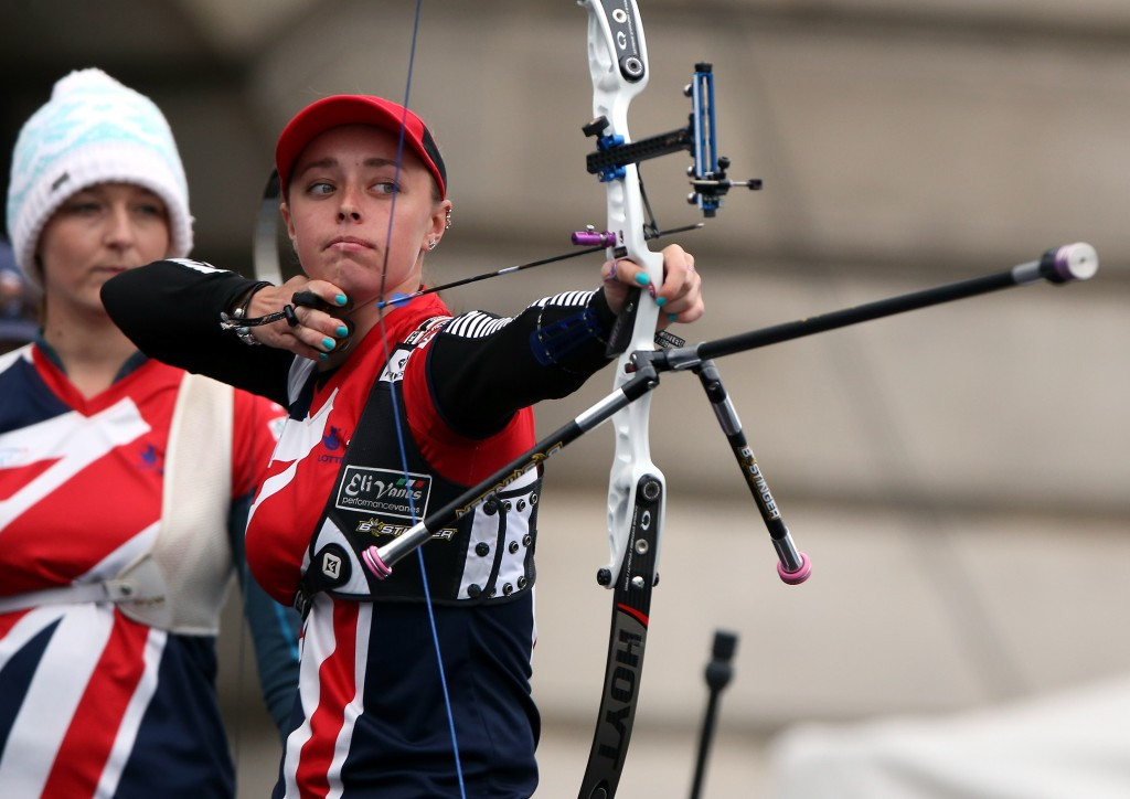 Bryony Pitman could extend her lead in the women's recurve ©Getty Images