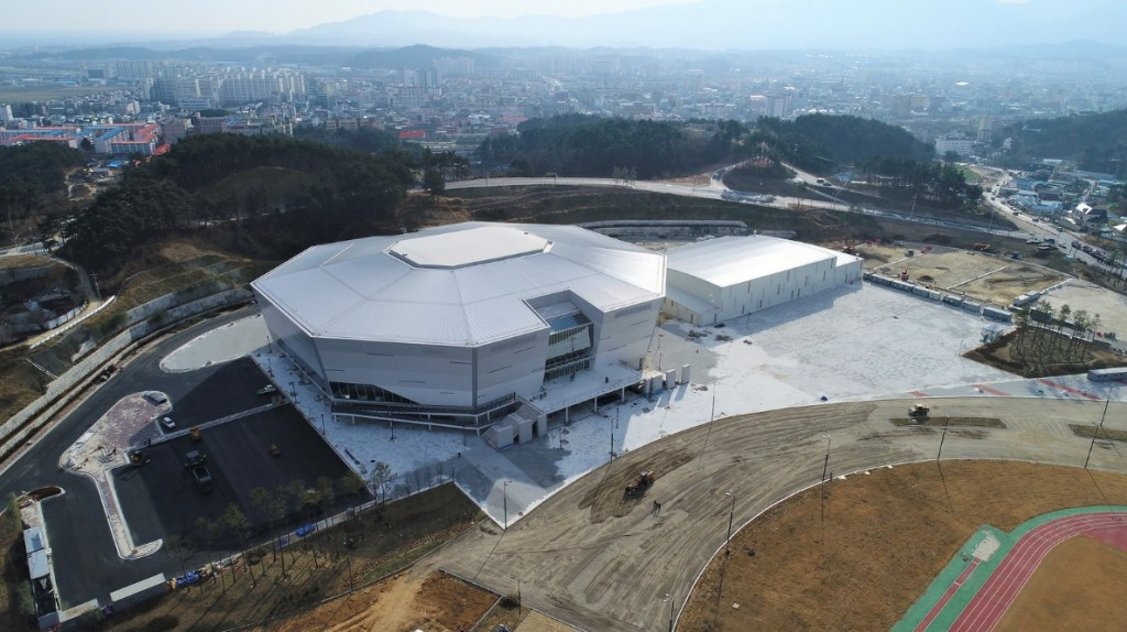 Pyeongchang 2018 claim they are ahead of schedule in their construction of venues due to be used for the Winter Olympic and Paralympic Games ©Pyeongchang 2018