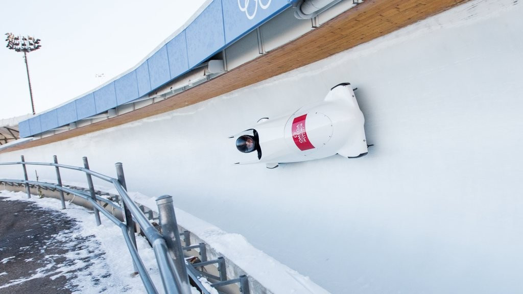 Latvia's Alvils Brants is the new overall bobsleigh leader ©LPC/Twitter