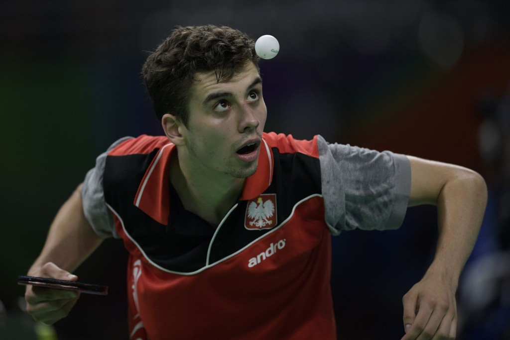 Poland's Jakub Dyjas needed seven sets to beat Spain's Alvaro Robles in the first round of the ITTF Hungarian Open in Budapest and book a match against Belarus' Vladimir Samsonov ©Getty Images