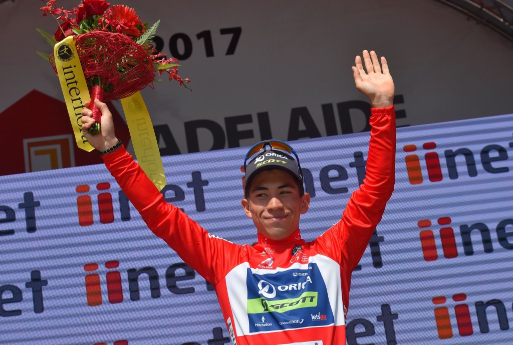 Caleb Ewan secured his third stage victory of the Tour Down Under ©Getty Images