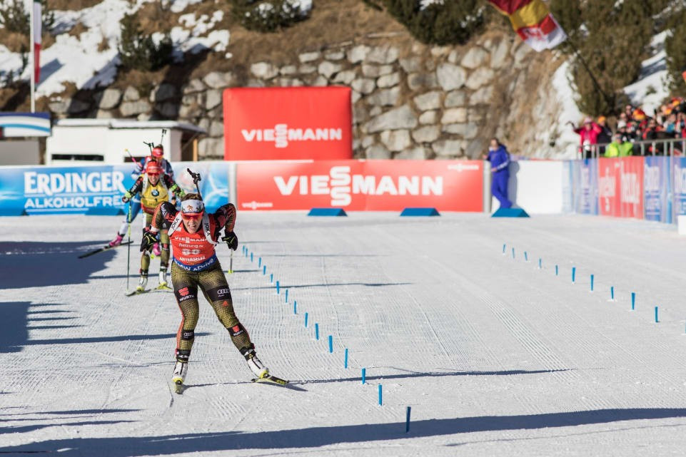 Nadine Horchler of Germany secured her first-ever World Cup win ©IBU