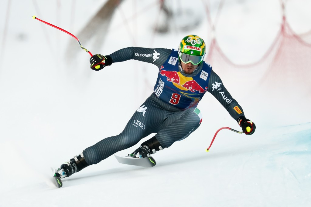 Italy's Dominik Paris won today's men's downhill event in Kitzbühel ©Getty Images