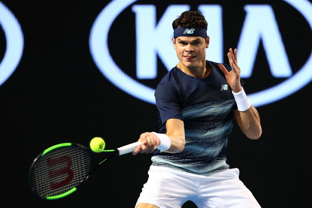 Canada's Milos Raonic made it through to the fourth round after beating Gilles Simon of France ©Getty Images