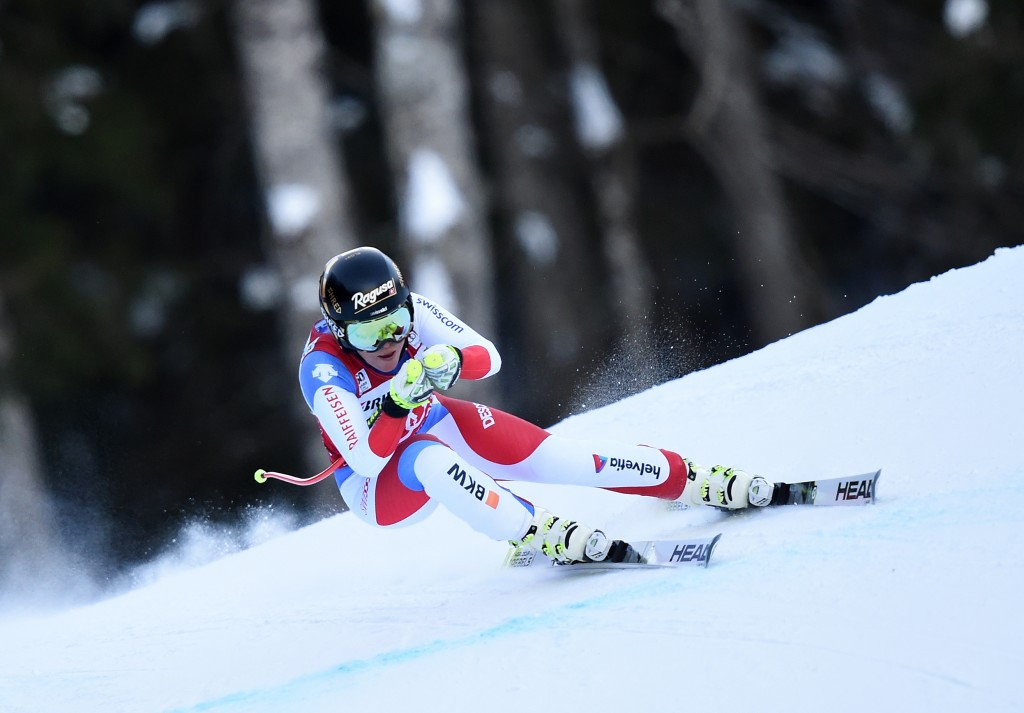 Switzerland's Lara Gut won the women's super-G in Garmisch-Partenkirchen ©Getty Images