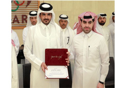 Four scholarship graduates were recognised by the QOC ©QOC