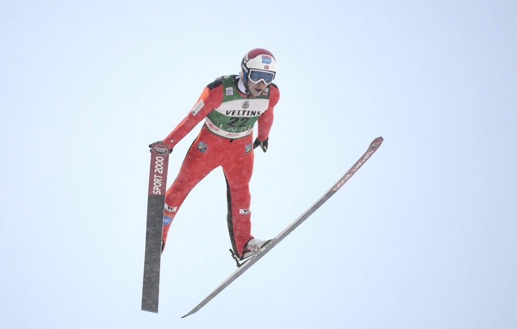 Jarl Magnus Riiber won the ski jumping but finished 23rd ©Getty Images