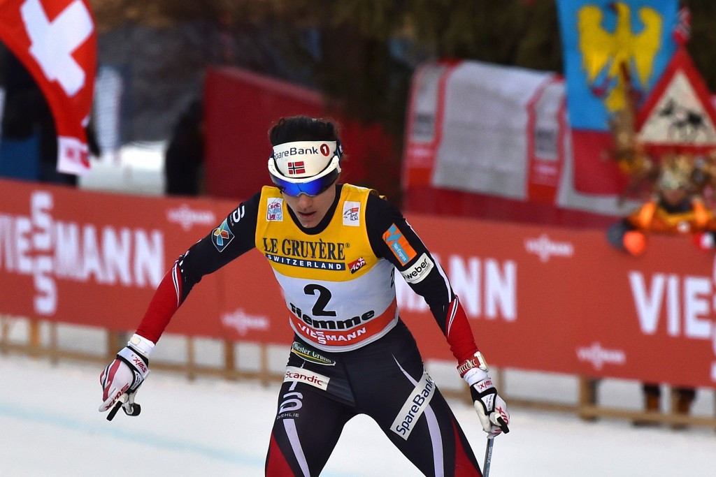 Heidi Weng's strong leg powered Norway's women to victory ©Getty Images