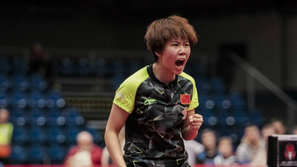 China’s Chen Xingtong won the women’s singles title at the ITTF Hungarian Open in Budapest after beating compatriot Wen Jia today ©ITTF