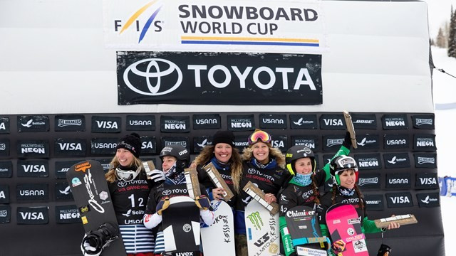Birthday gold for Mancari at FIS Snowboard Cross World Cup in Solitude