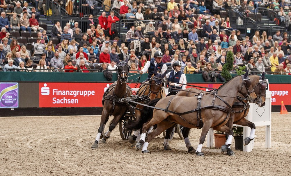 Boyd Exell claimed a narrow victory in Leipzig ©FEI