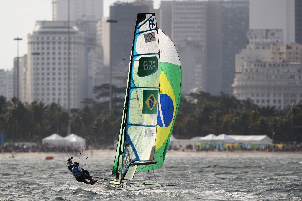 Brazil's Martine Grael and Kahena Kunze will be aiming to recapture the 49erFX title ©Getty Images