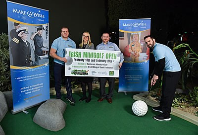 The first-ever World Minigolf Sport Federation competition to be held in Ireland is due to take place at the Rainforest Adventure Golf ©WMF